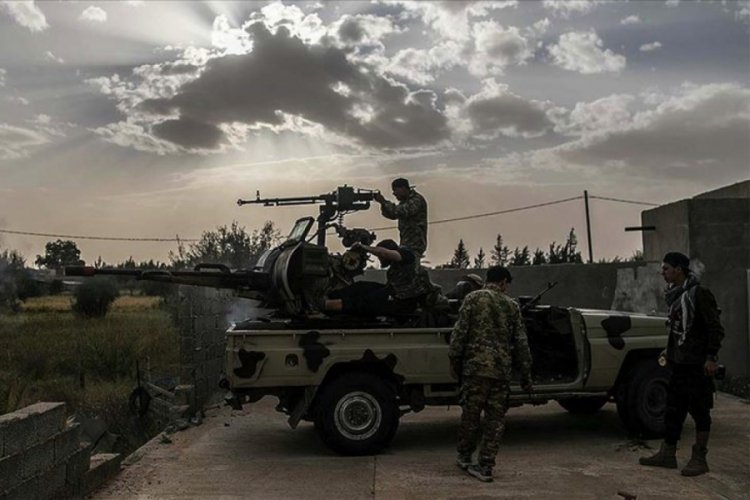 Libya Ordusu Hafter milislerinin işgalindeki Vatiyye Askeri &Uuml;ss&uuml;'nde kontrol&uuml; sağladı