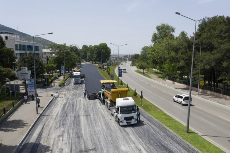 Bursa'da 15 g&uuml;nde 23 kilometrelik yola yenileme!