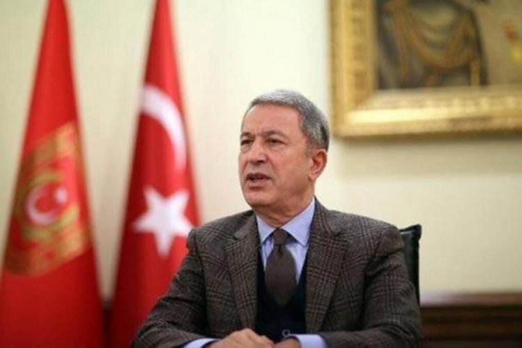 Bakan Akar'dan şehit asker i&ccedil;in taziye mesajı