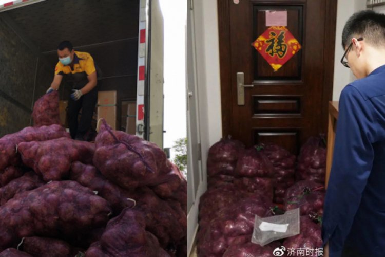&Ccedil;in'de bir kadın kendisini aldatan sevgilisine 1 ton soğan g&ouml;nderdi