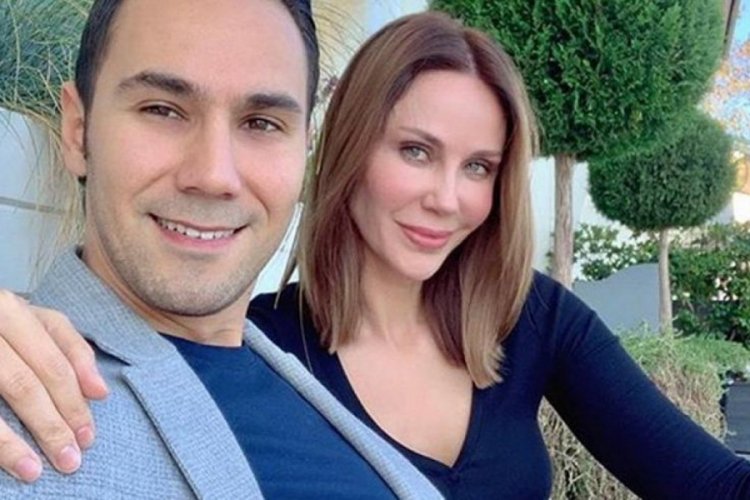 Demet Şener'den eşine romantik doğum g&uuml;n&uuml; kutlaması