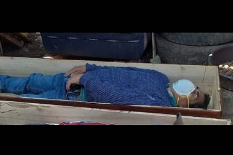 Peru'da karantinayı ihlal eden belediye başkanı yakalanmamak i&ccedil;in &ouml;l&uuml; taklidi yaptı