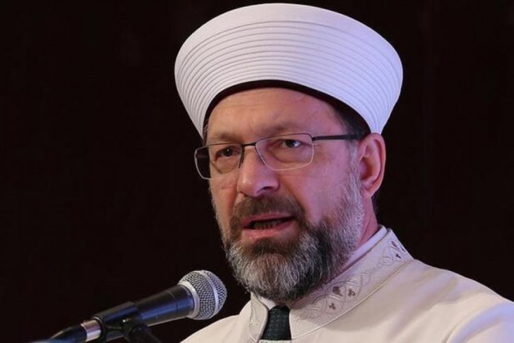 Erbaş'tan camilerde m&uuml;zik yayını yapılmasına ilişkin a&ccedil;ıklama