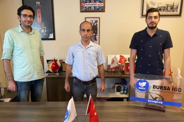 Bursa İGD'den gazetecilere alışveriş &ccedil;eki