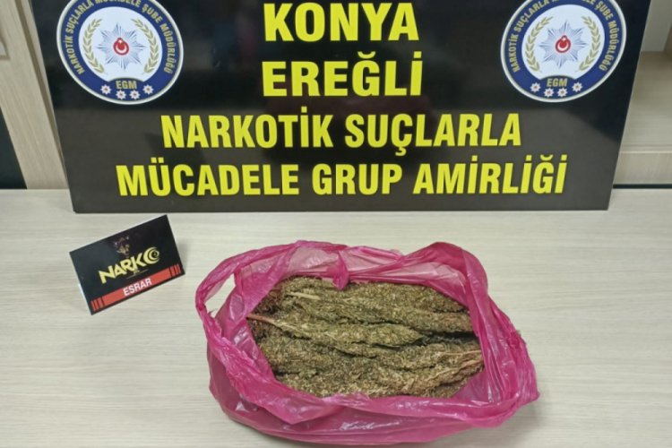 816 gram esrar ele ge&ccedil;irildi
