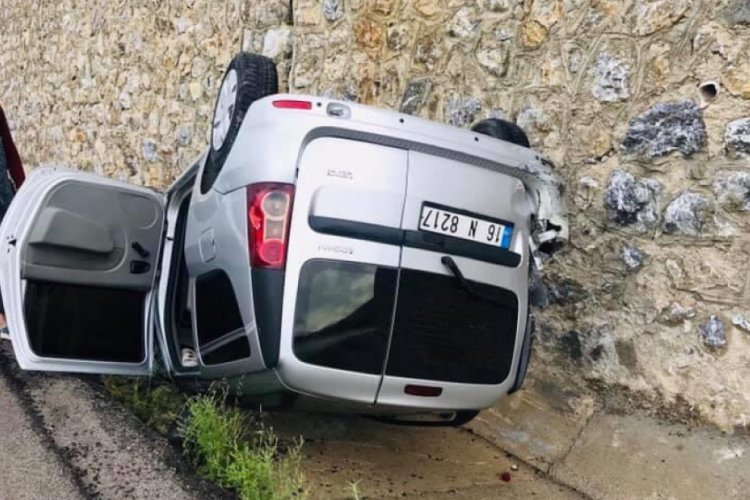Bursa'da yağmur kazayı beraberinde getirdi