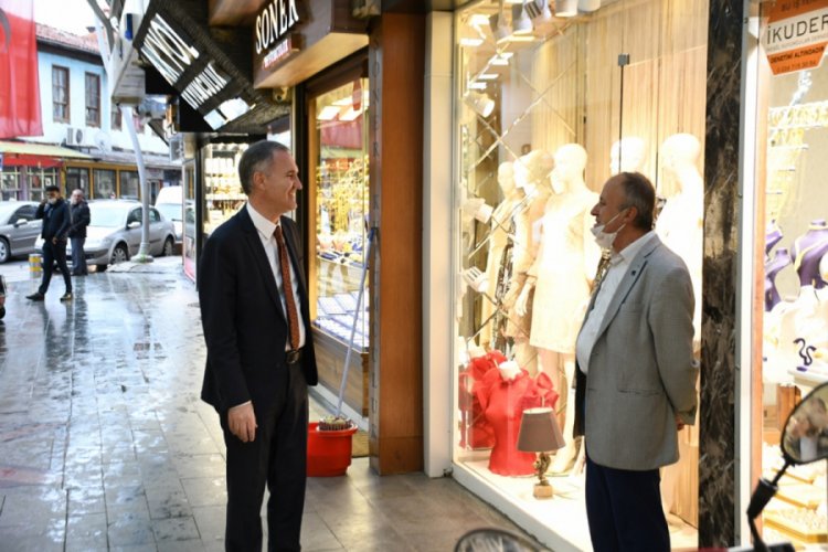 Bursa İnegöl Belediye Başkanı Taban esnafla buluştu