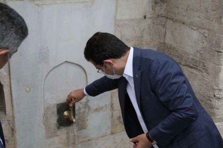 Ekrem İmamoğlu'ndan 'tarihi &ccedil;eşme' yanıt