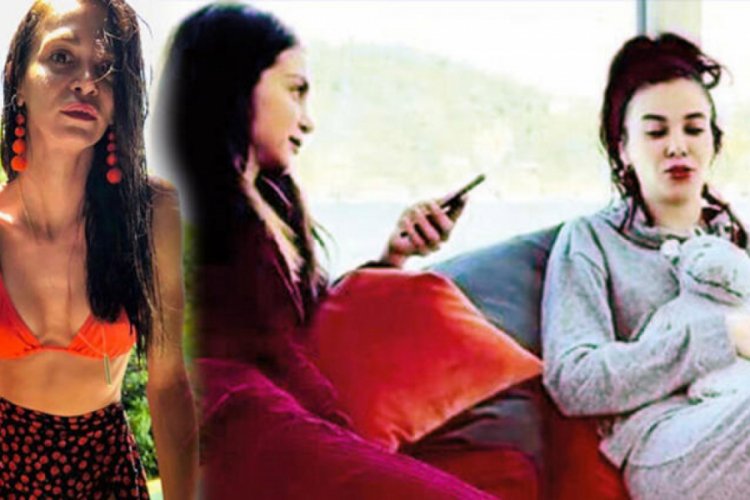 Cemre Kemer, Asena Atalay'ı evinde ağırladı
