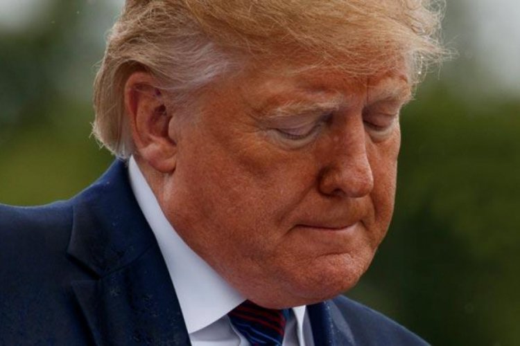 Floyd'un &ouml;l&uuml;m&uuml;ne &ccedil;ok &uuml;z&uuml;len Trump, brifing aldı