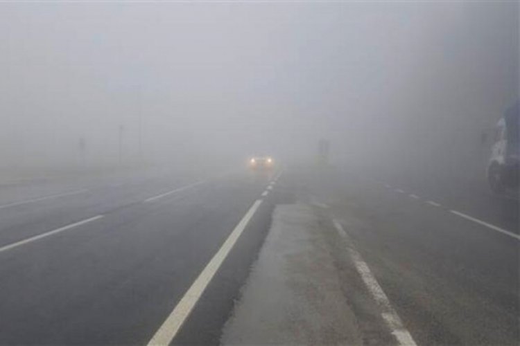 Bolu Dağı'nda sağanak ve yoğun sis