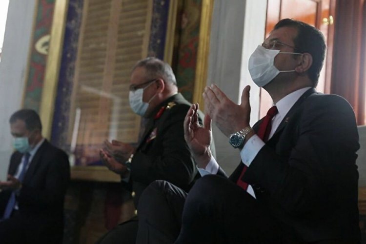 İmamoğlu İstanbul Valiliği'nin d&uuml;zenlediği t&ouml;rene katıldı