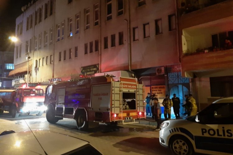 Bursa'da hamamda yangın paniği