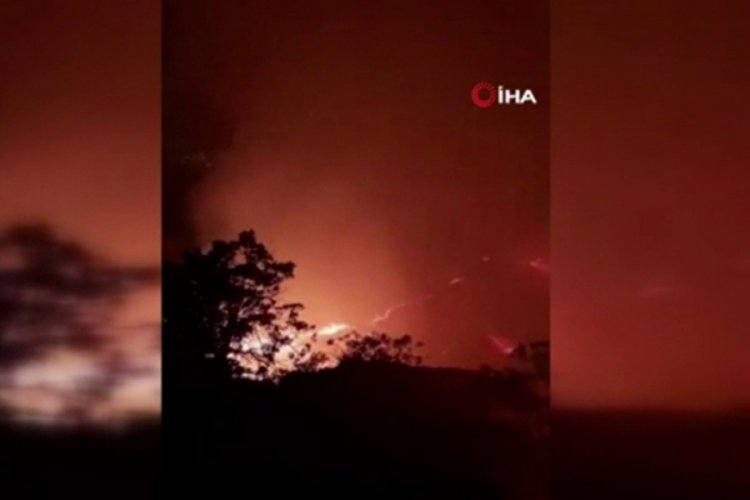 İran'daki orman yangını s&ouml;nd&uuml;r&uuml;lemedi