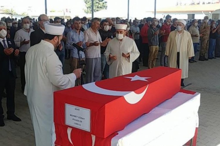 Şehit Er G&uuml;nay, Hatay'da son yolculuğuna uğurlandı!