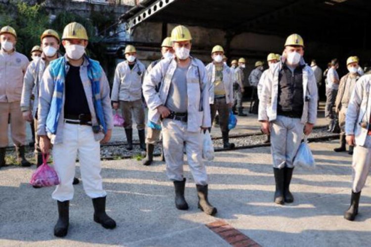 Zonguldak'ta maden iş&ccedil;ileri tedbirlerle işbaşı yaptı