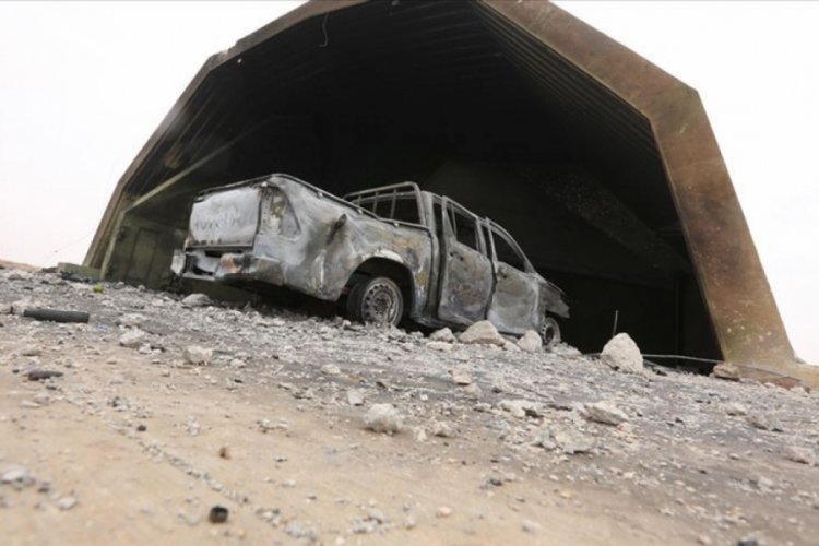 Libya ordusu Hafter milislerine ait 3 askeri aracı imha etti