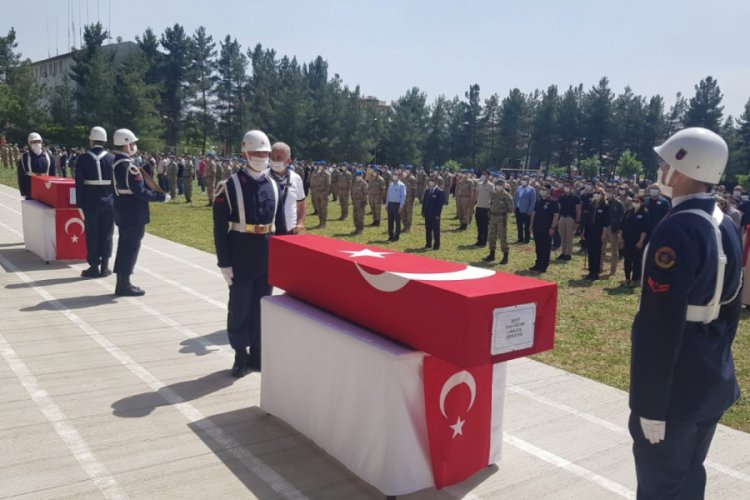 Siirt şehitleri i&ccedil;in askeri t&ouml;ren