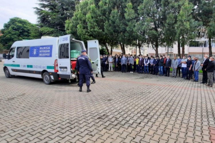 Bursa'da görev başında kalp krizi geçiren Jandarma uzman çavuşa veda