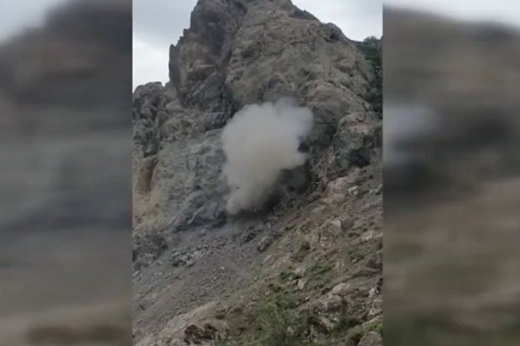 Irak'ın kuzeyinde ter&ouml;ristlerin barındığı 3 odalı mağara kullanılamaz hale getirildi