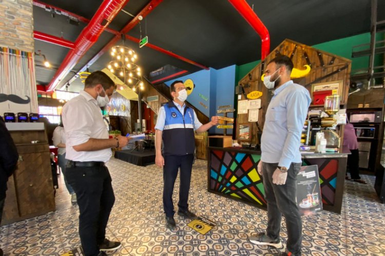 Kafe, restoran ve kıraathanelere korona denetimi