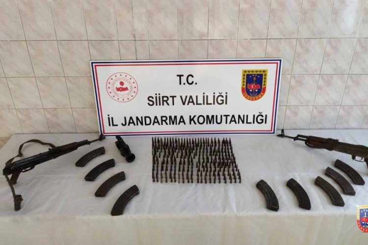 PKK'ya ait m&uuml;himmat ve yaşam malzemesi ele ge&ccedil;irildi