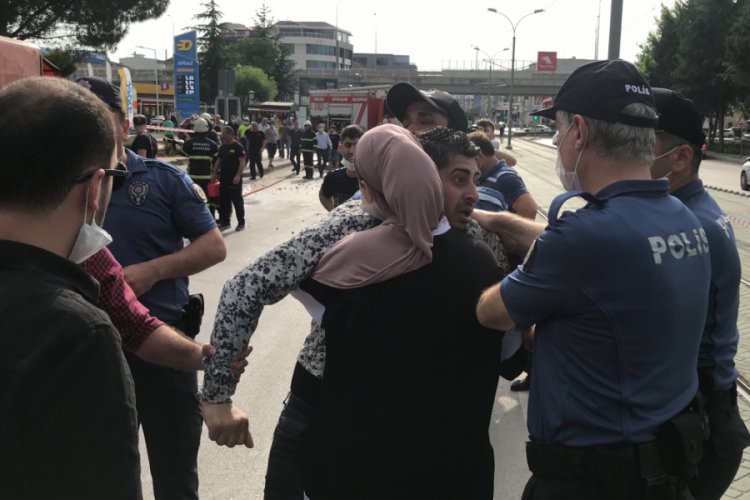 Satış yapmasına izin verilmeyince bu kez de kendini yakmak istedi