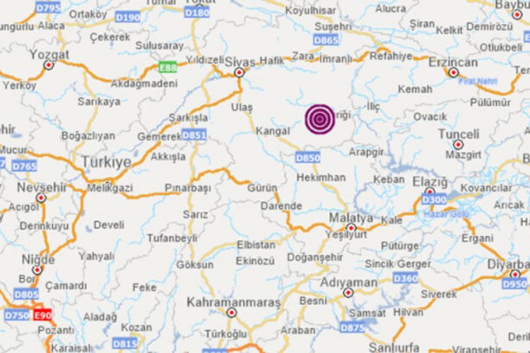 Sivas'ta korkutan deprem