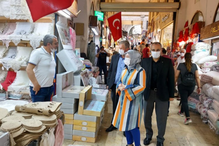 Bursa Milletvekili G&ouml;zge&ccedil;'ten esnaf ziyareti