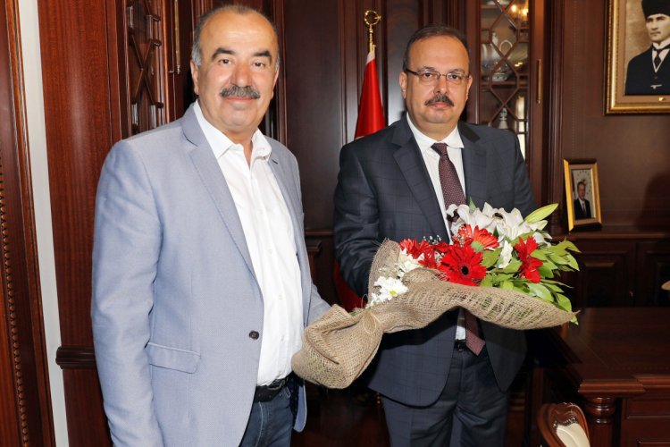 Başkan T&uuml;rkyılmaz Mudanya esnafı i&ccedil;in&nbsp;Bursa Valisi Canbolat ile g&ouml;r&uuml;şt&uuml;