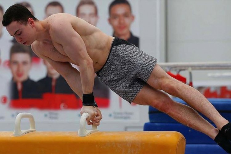 Olimpiyat yolcusu cimnastik&ccedil;iler altın madalya hedefiyle &ccedil;alışmalara başladı