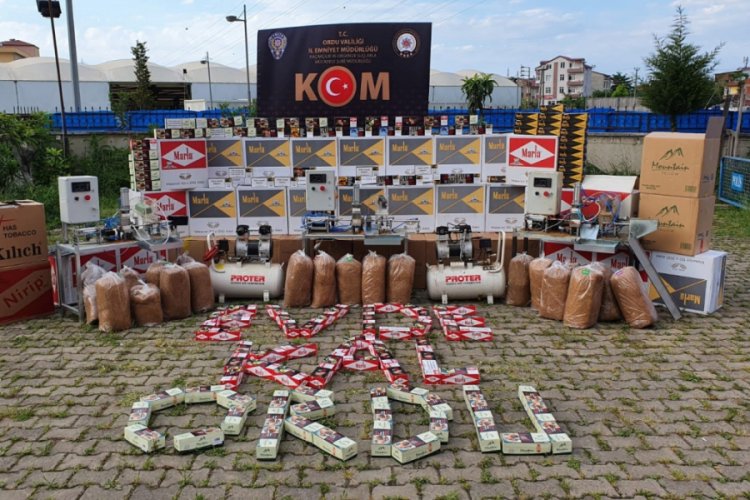 150 bin TL'lik ka&ccedil;ak t&uuml;t&uuml;n ele ge&ccedil;irildi