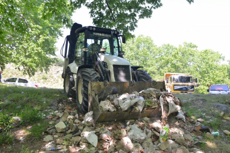 Bursa Cumalıkızık'ta temizlik harekatı