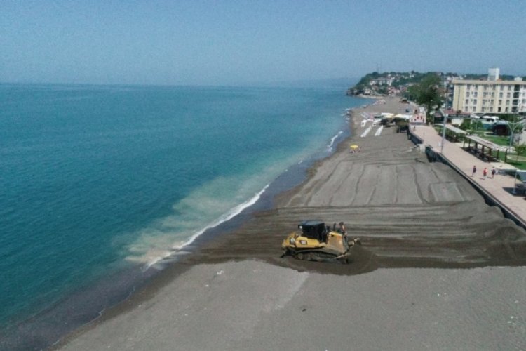 Karadeniz sahilleri sezona hazırlanıyor