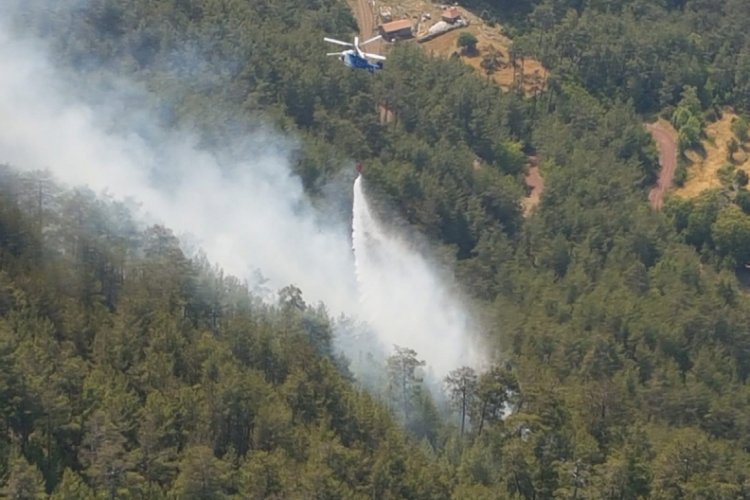 Antalya'da orman yangını s&ouml;nd&uuml;r&uuml;ld&uuml;