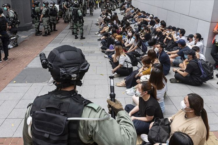 'Hong Kong'daki protestolarda Tayvan ve ABD'nin parmağı var' iddiası
