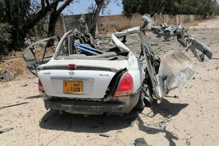 Hafter milislerin bıraktığı mayın patladı: 2 &ouml;l&uuml;, 4 yaralı