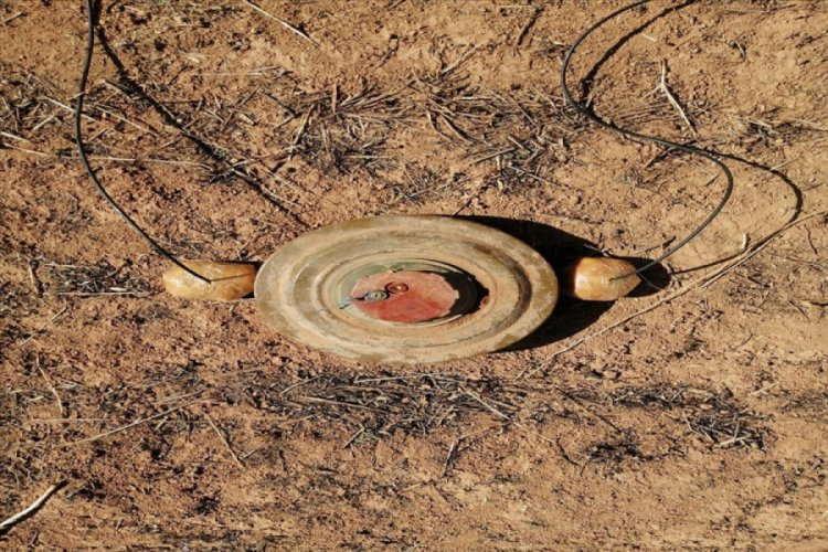 MSB: PKK/YPG'nin, Barış Pınarı b&ouml;lgesinde tuzakladığı antitank mayını imha edildi