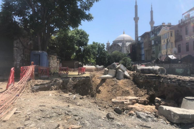 Kazı &ccedil;alışmasında tarihi kalıntılar bulundu