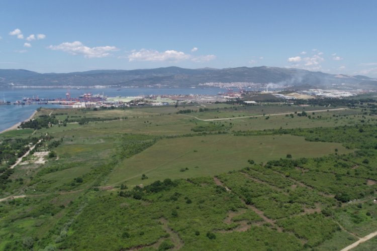 Yerli otomobilin &uuml;retileceği fabrikanın kurulacağı&nbsp;Bursa'daki alan havadan g&ouml;r&uuml;nt&uuml;lendi