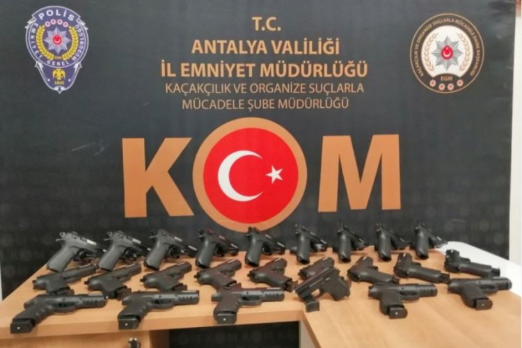 Yasa dışı silah operasyonuna 7 tutuklama