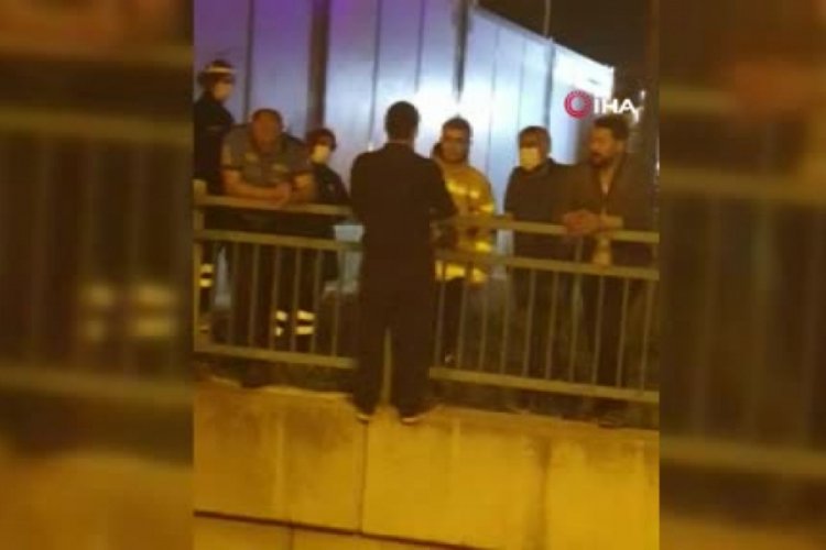 Bursa'da intihara kalkışan genci itfaiye ekibi vazge&ccedil;irdi