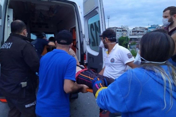 Otelin 3'&uuml;nc&uuml; katında d&uuml;şerek ağır yaralandı