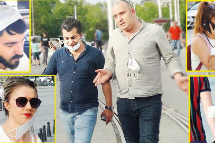 Maske takmayı &ouml;ğrenemedik!