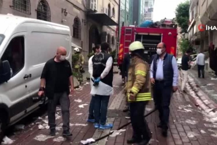 Zeytinburnu'nda lokantada patlama
