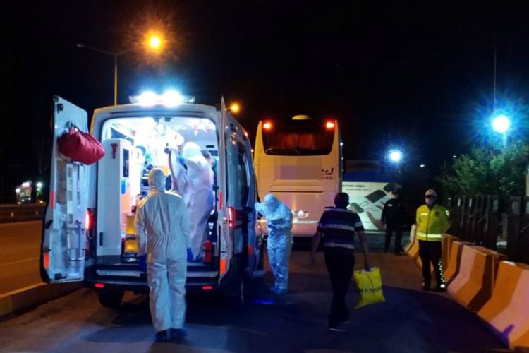 'Koronavir&uuml;sl&uuml; yolcu' ihbarı yapıldı! Otob&uuml;stekilere test yapılacak