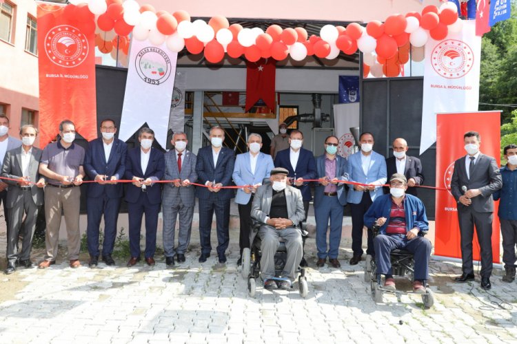 Bursa Keles'te &ccedil;&ouml;rek otu ayıklama tesisi a&ccedil;ıldı