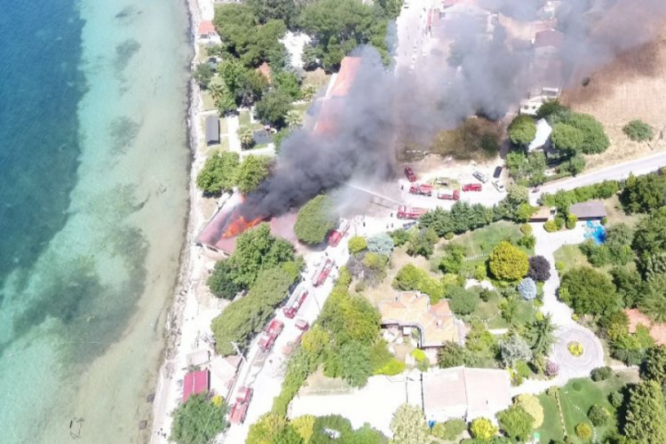 Orman Eğitim Merkezi'nde &ccedil;ıkan yangın s&ouml;nd&uuml;r&uuml;ld&uuml;
