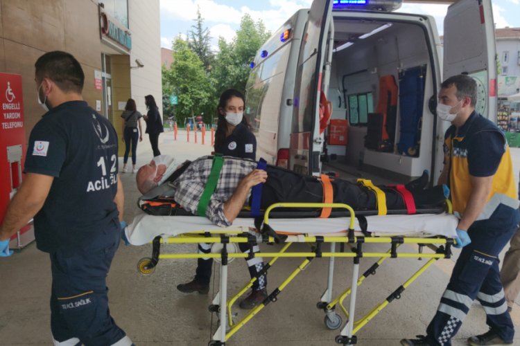 Bursa'da kiraz topladığı ağa&ccedil;tan d&uuml;ş&uuml;p, ağır yaralandı