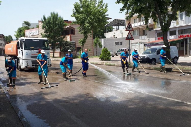 Bursa Yıldırım'da temizlik seferberliği